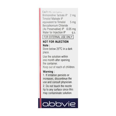 COMBIGAN Ophthalmic Solution 5ml - Glaucoma-Ant