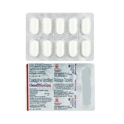Doxomax OD Tablet 10'S - Asthma/COPD-Ast