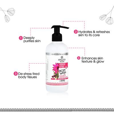 Ayouthveda Aquatic Body Wash 300 ml - Shower Gels & Body Wash