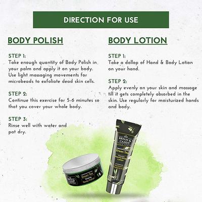 Bryan & Candy Green Tea Small Tub Kit 625ml 4's - Creams/Oils/Lotions