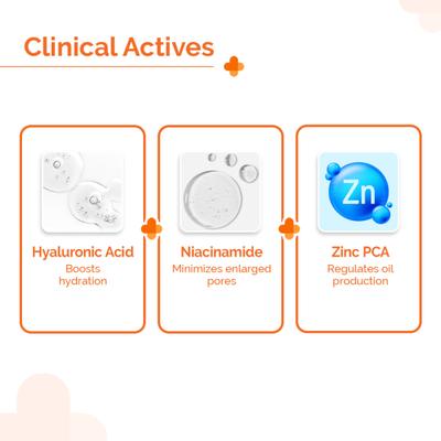 The Derma Co. 1% Hyaluronic Sunscreen Oil-Free Gel Lightweight Sunscreen Acne-Prone Skin 50 gm - Face Sunscreen