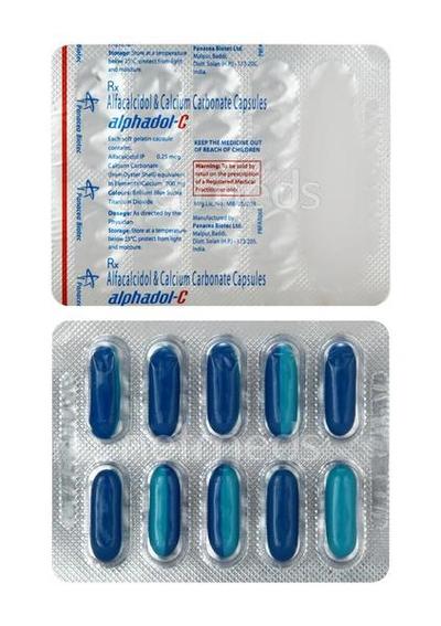 Alphadol C Capsule 10'S - Osteoporosis-Age