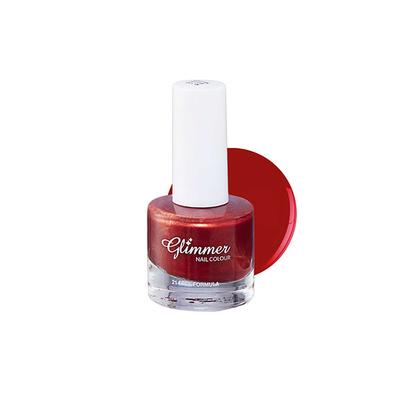 Glimmer Nail Enamel Bloody Maroon 8 ml - Nail Polish