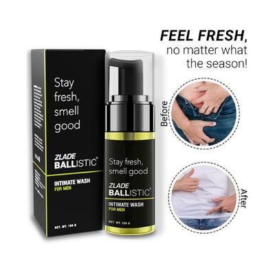 Ballistic By Zlade Intimate Wash For Men 100 ml - Intimate Hygiene