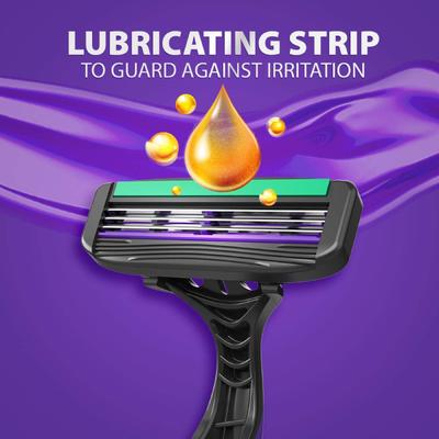 LetsShave Pro 3 Plus Disposable Razor - Men (Pack of 25) - Hair Removal Accessories