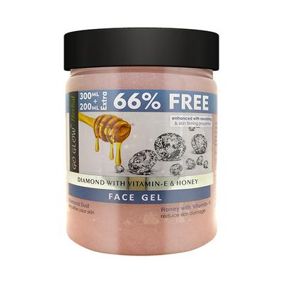 Berina Go Glow By Berina Diamond with Vitamin E & Honey Face Gel 500 ml - Face Gels