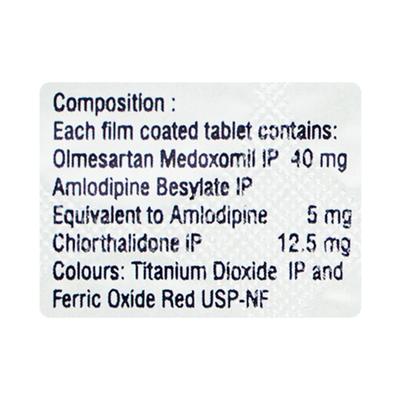 TRIOLMESAR CH 40 Tablet 15's - Hypertension-Ana