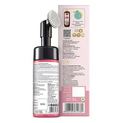 Wow Life Science Skin Science Himalayan Rose Foaming Face Wash With Built-in Face Brush 150ml - Face Washes