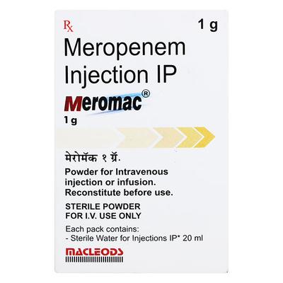 Meromac 1gm Injection 1's - Bacterial Infections-OBL