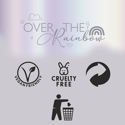 Half N Half Over The Rainbow Highlighter Palette, Vivid Dreams-01 15.6 g - Highlighters & Illuminators