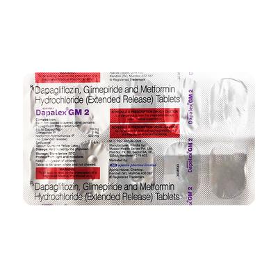 DAPALEX GM 2 Tablet 10's - Diabetes-Ant