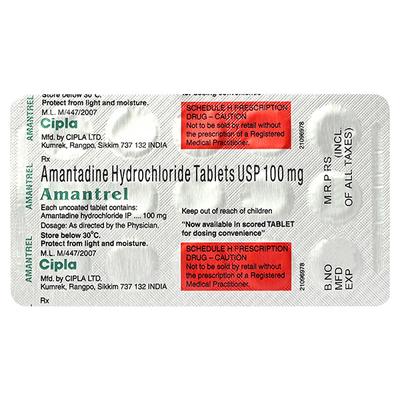 Amantrel 100Mg Tablet 15's - Parkinsonism-Apd