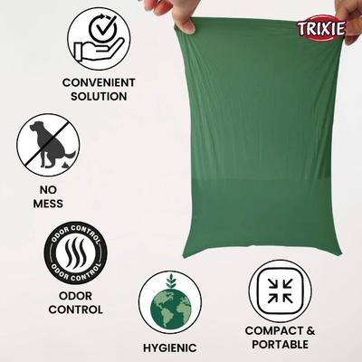 Trixie Dog Dirt Bags Biodegradable Brown (Pack of 4 x 10) - Pet Healthcare