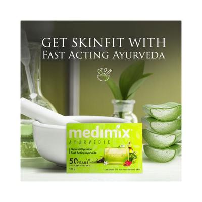 Medimix Ayurvedic Natural Glycerine Soap 125gm each 5's - Soaps