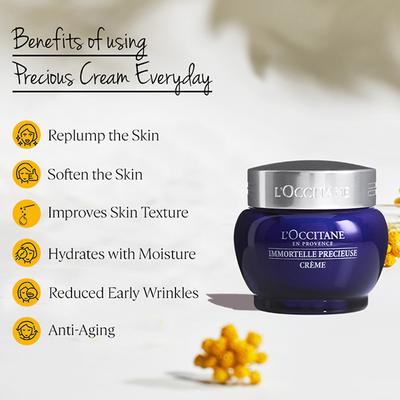 L'Occitane Immortelle Precious Cream 50 ml - Face Creams