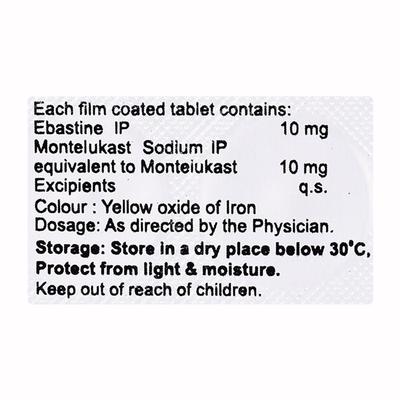 Ebal M Tablet 10'S - Allergies-Ant