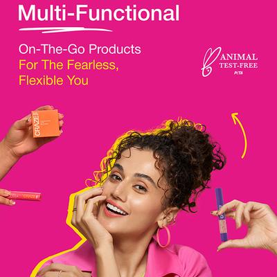 Swiss Beauty Craze Twosome Lightweight Face Stick, 2-In 1 Liquid Concealer and Creamy Blush 3 - Medium Pink 9.4 gm - Concealer