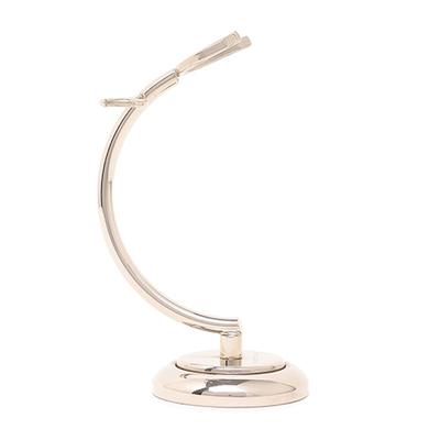 Truefitt and Hill Curved Razor and Brush Stand Chrome Plated 1's - Razors & Cartridges