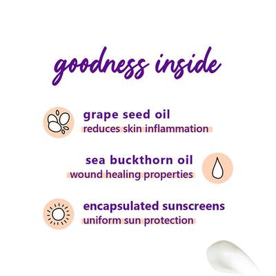 Plum Grape Seed & Sea Buckthorn LightStay Day Cream - SPF 30 PA++ 60 ml - Face Creams