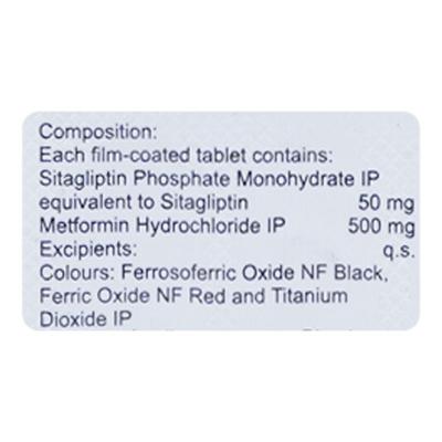 SITAGLO M 50/500 Tablet 15's - Diabetes-Ant