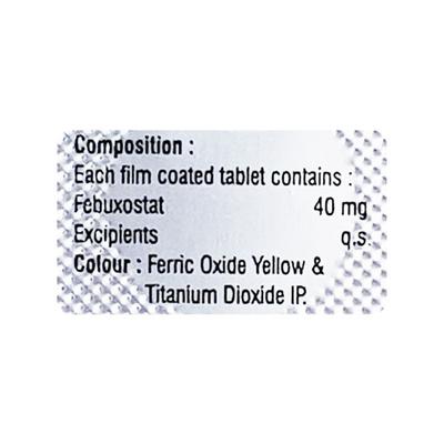 FEBUVAC 40 Tablet 10's - Gout