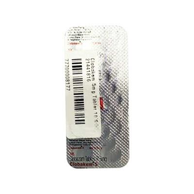 Clobakem 5mg Tablet 10'S - Anxiety-Anx