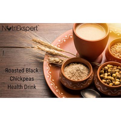 NutriEkspert Black Chickpeas Protein Powder with Shaker 350 gm - Protein Drink