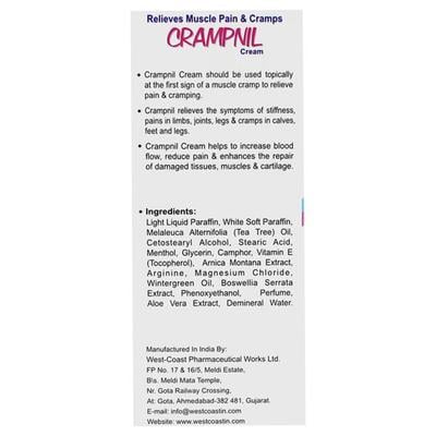 CRAMPNIL Cream 50gm - Pain relief-Nsa