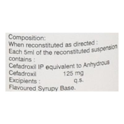 Cefadrox 125mg Dry Syrup 30ml - Bacterial Infections-Cep