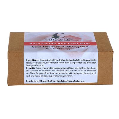 Callesta Rose Chunk and Goat Milk Nourishing Soap 100 gm - Soaps