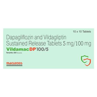 VILDAMAC DP 100/5 Tablet 10's - Diabetes-Ant
