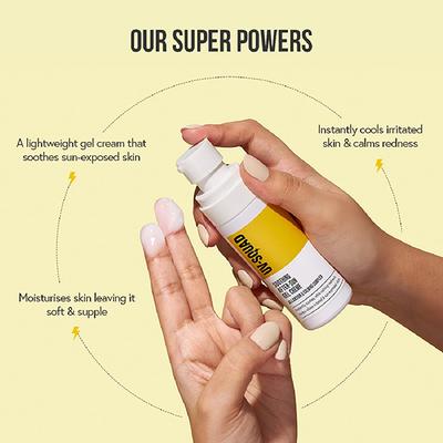 UV Squad Soothing After-Sun Gel Creme with Allantoin 60 gm - Face Sunscreen