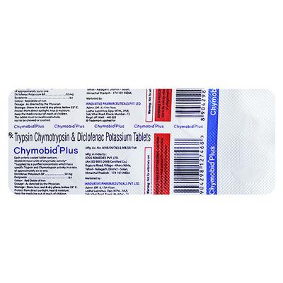 CHYMOBID PLUS Tablet 10's - Pain relief-Ant