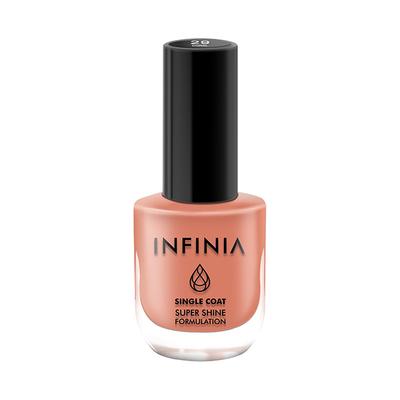 Infinia Coral Single Coat Nail Polish Coal 029 12 ml - Nail Polish