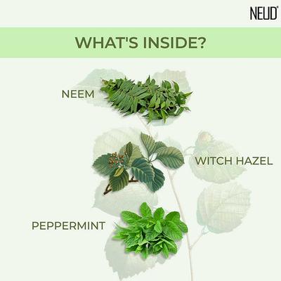 NEUD Witch Hazel Facial Mist Spray for Dehydrated & Irritated Skin (100 ml X 2) 2's - Face Gels