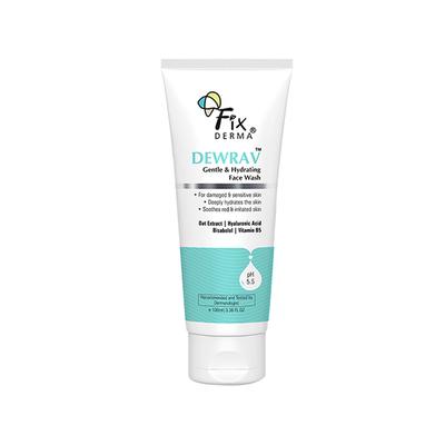 Fixderma Dewrav Gentle & Hydrating  with 6% Oats Extract, Provides Hydration Face Wash (100 ml) - Face Wash & Cleansers