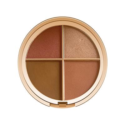 Faces Canada Second Skin 4 in 1 Face Palette, Blush + Contour + Highligher Velvet Finish 14.5 gm - Blushes