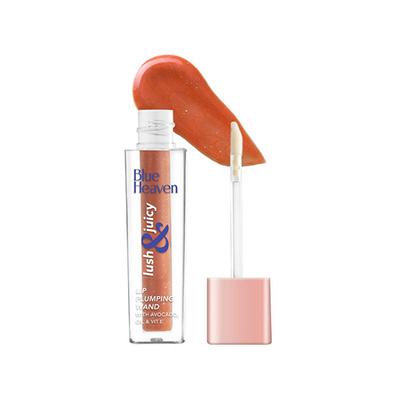 Blue Heaven Lush & Juicy Lip Wand Gloss, Tangy Orange 4.5 ml - Lipstick Primers & Plumpers
