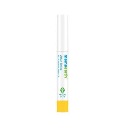 Mamaearth Ubtan Tinted 100% Natural Lip Balm for lightening Dark Lips With Turmeric & Saffron For 12 Hour Moisturization 2 gm - Lip Balms