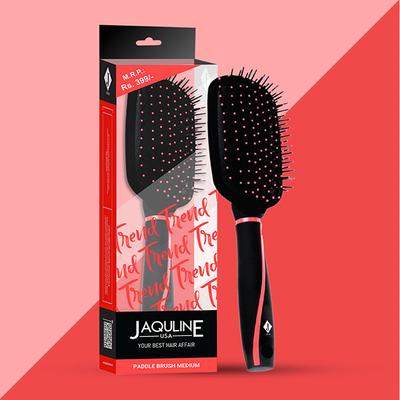 Jaquline USA PADDLE BRUSH MEDIUM (TREND) 100 gm - Hair Brushes