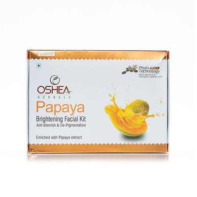 Oshea Herbasls Papaya Brightening Facial Kit 62 gm - Face Packs