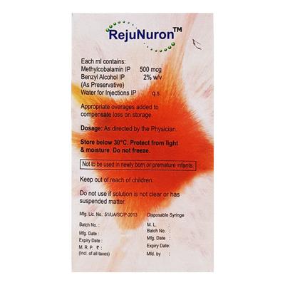 Rejunuron Injection 1ml - Nootropics And Neurotrophics