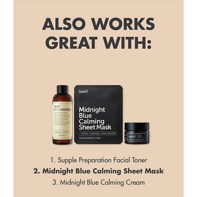 Klairs Midnight Blue Calming Sheet Mask 25 ml - Sheet Masks