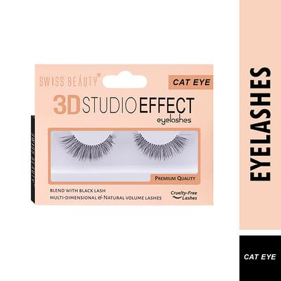 Swiss Beauty 3d Studio Effect Eyelashes - Cat Eyes 1's - Eyelashes