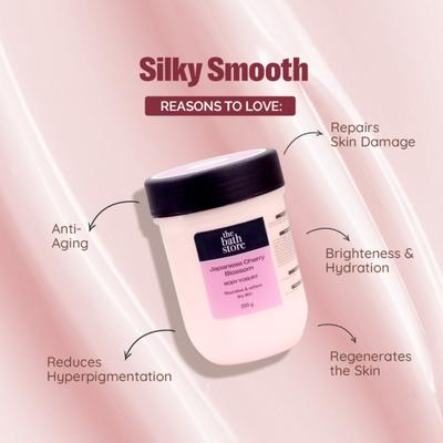 The Bath Store Japanese Cherry Blossom Body Yogurt 200 gm - Lotions & Creams