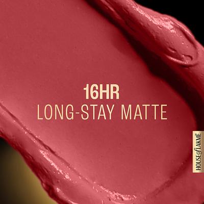 Lakme Forever Matte Liquid Lip, 16hr Lipstick, Pink Peach, 5.6ml - Liquid Lipsticks