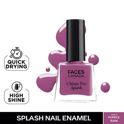 FACESCANADA Ultime Pro Splash Mini Nail Enamel Purple Rain 19 5 ml - Nail Polish