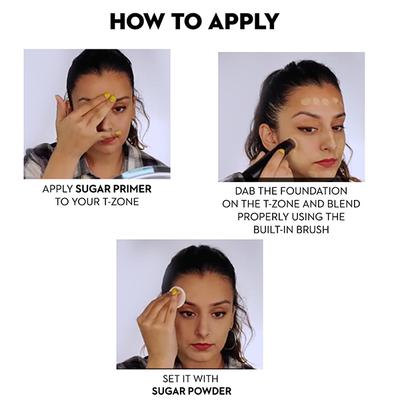 SUGAR Cosmetics Ace Of Face Foundation Stick - 15 Cappuccino (Light Cool Undertone) 12 gm - Foundation