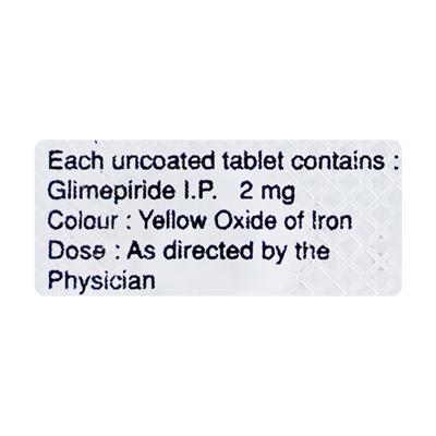 Azulix 2mg Tablet 10'S - Diabetes-Ant