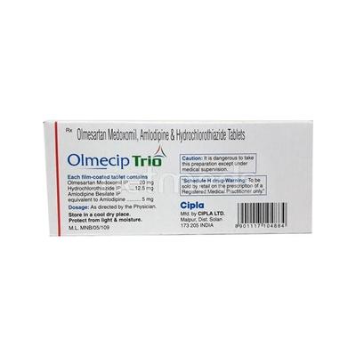 Olmecip Trio Tablet 10'S - Hypertension-Ang